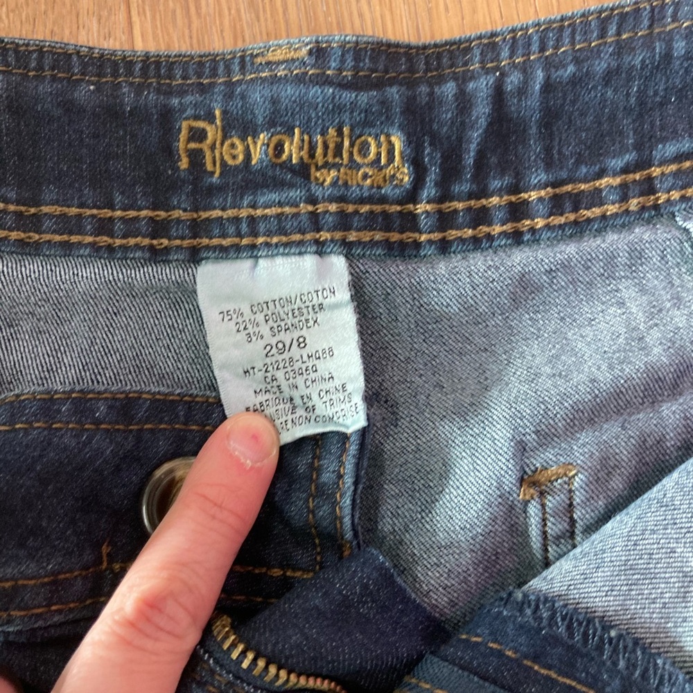Revolution by Ricki’s Women's Blue Denim Shorts - Picture 2 of 4